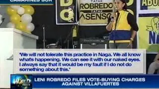 Villafuertes, Robredo accuse each other of vote-buying