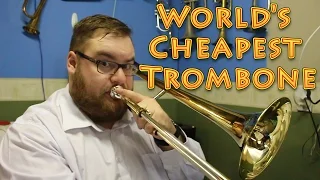 The World's Cheapest Trombone - A Soul Destroying Mess.