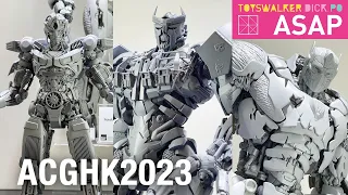 ACGHK2023 threezero Transformers: Rise of the Beasts DLX Scourge, Mirage, Optimus Prime & Bumbleebee