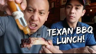 WARNING: DO NOT WATCH HUNGRY! TEXAN BBQ LUNCH | Vlog #149
