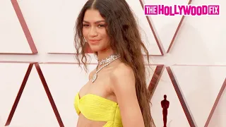 Zendaya Coleman Arrives To The Oscars & Walks The Red Carpet At The 93rd Annual Academy Awards