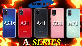 SAMSUNG A21S VS SAMSUNG A31 VS SAMSUNG A41 VS SAMSUNG A51 VS SAMSUNG 71 DETAILS COMPARISON!