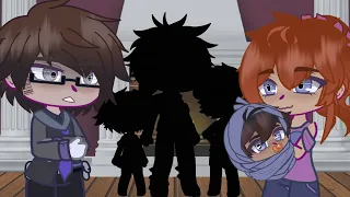 Past Afton parents react to their kids' genes//ft. Baby Mike//FNaF