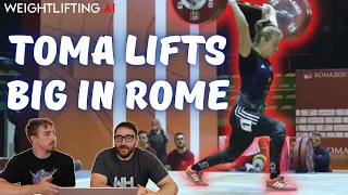 Weightlifting Coaches React to Loredana Toma | Rome
