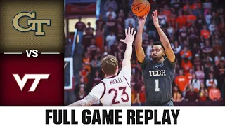 Georgia Tech vs. Virginia Tech Full Game Replay | 2023-24 ACC Men’s Basketball