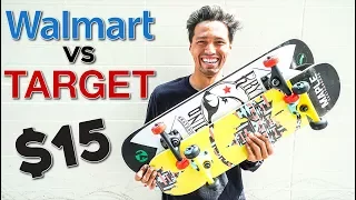 $15 Walmart Skateboard VS $20 Target Board