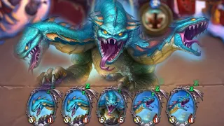 New Colossal Cards Animations and Gameplay - Hearthstone Voyage to the Sunken City