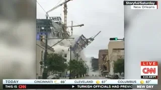 Video Shows Moment Hard Rock Hotel Collapsed In New Orleans