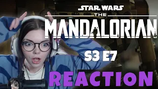 NO. YES. YES. YES. The Mandalorian S3 Ep7 - REACTION!