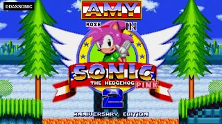 Sonic The Hedgehog 2 Anniversary Edition - Pink Update (SHC2022) | ✪ Sonic Hack Longplay