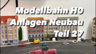 Modellbahn H0 Anlagen Neubau Teil 27: Beton und Pappe