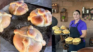 Pan de Día de Muertos a la Leña - La Herencia de las Viudas