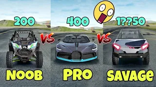 Noob VS Pro VS Savage😱|| Extreme car driving simulator🔥||