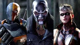 Batman Arkham Origins All 8 Assassins FULL Boss Battle Fight - Gameplay