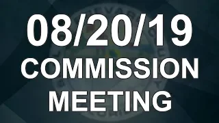 08/20/19 - Brevard County Commission Meeting - part 1/3