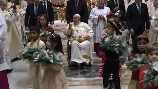 Christmas Midnight Mass with Pope Francis 2022 HD