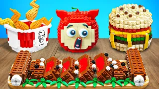 Lego COOKING IN REAL LIFE | Lego Grilled BBQ / Stop Motion Animation ＆ ASMR