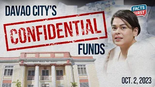 Davao City's confidential expenses ang laki rin pala!