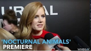 Amy Adams, Aaron Taylor, and Laura Linney at the 'Nocturnal Animals' Premiere | WHOSAY