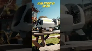 Home Delivery By Drone 🔥🔥 #drone #dronedelivery #homedelivery #shorts #tech #zipline