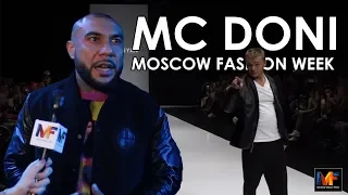 MC DONI из BLACK STAR на MOSOW FASHION WEEK 2018