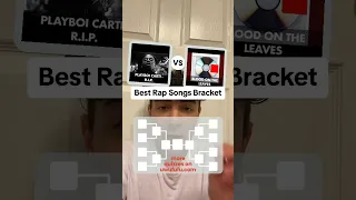 What Is The Best Rap Song (Bracket) #filter #musicopinions #hiphop #rapsongs #bracket