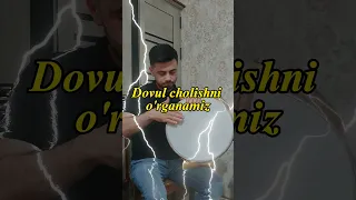 Dovul cholishni o'rganish❗️#dovul #doira #doirabazm #dhol #drums #percussion #барабаны #shorts