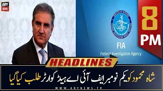 ARY News Headlines | 8 PM | 28th October 2022