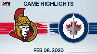 NHL Highlights | Senators vs Jets – Feb. 8, 2020