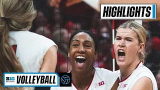 Purdue at Nebraska | Highlights | Big Ten Volleyball | Nov. 20, 2022