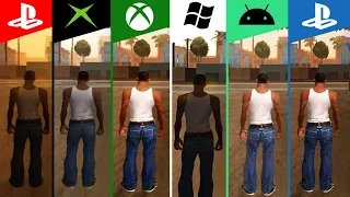 GTA San Andreas (2004) PS2 vs PS3 vs Xbox vs Xbox 360 vs PC vs Android (Which One is Better!)