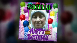 happy birthday to samia