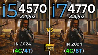 i5 4570 vs i7 4770 Tested in 12 Games (2024) | 1080p