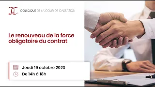 Le renouveau de la force obligatoire du contrat