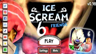 Ice Scream 6 MAIN MENU & GAMEPLAY | Ice Scream 6 Leaked Gameplay | Ice Scream 6 | FAN-MADE