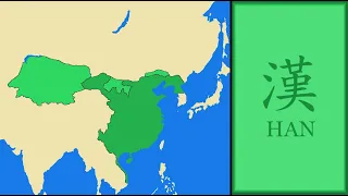 History of Han Dynasty (China) : Every Year (Map in Chinese Version)