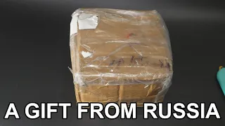 Unboxing a mystery gift parcel from Russia