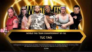 WWE 2k24 Relive That Moment ep.11- Dudley Boyz vs. E&C vs. Hardy Boyz TLC for the Tag Team Titles!