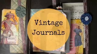 Vintage Journal Flip Through