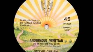 Stelvio Cipriani - Anonimous Venetian (1979) disco (vinyl)