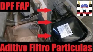 Cambiar aditivo filtro particulas DPF FAP 1600HDI PSA Citroen C4