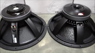 B&C 18TBX100 Versus Celestion CF1840JD