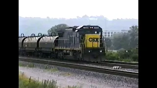 WINTON PLACE ACTION WITH CSX, NS, CR, & I&O (1998),  from 1-WEST PRODUCTIONS ™, RAILROAD VIDEO