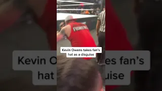 Kevin Owens STEALS Fan's Hat As A Disguise