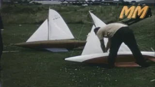 Gosport Model Yacht Club 1966 old cine film 160