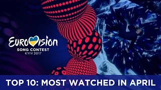 TOP 10: Most watched in April 2017 - Eurovision Song Contest