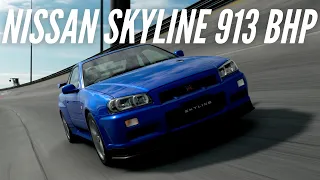 GT Sport - Nissan Skyline GT-R R34 '02 - 913 BHP - Top Speed 425 KPH / 264 MPH