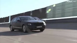 ► 2014 Mercedes S-Class testing high speed 256 km/h