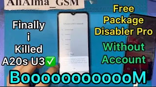 How To Bypass Frp A20s U3 (SM-A207F) Android 11 Free Package Disable Pro Without Account |No Knox