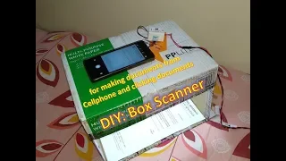 DIY: Scanner Box from cardboard box